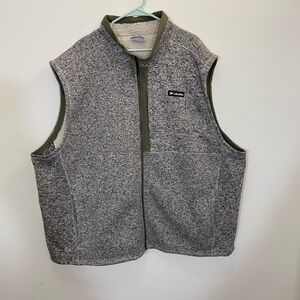 Columbia Men’s Sherpa lined vest size 5XLT